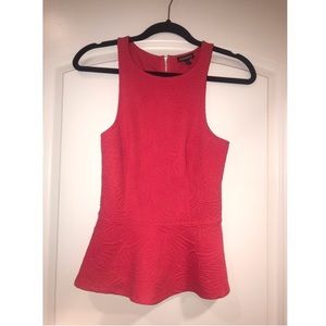 Pink Peplum Express Top